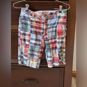 Preppy plaid shorts